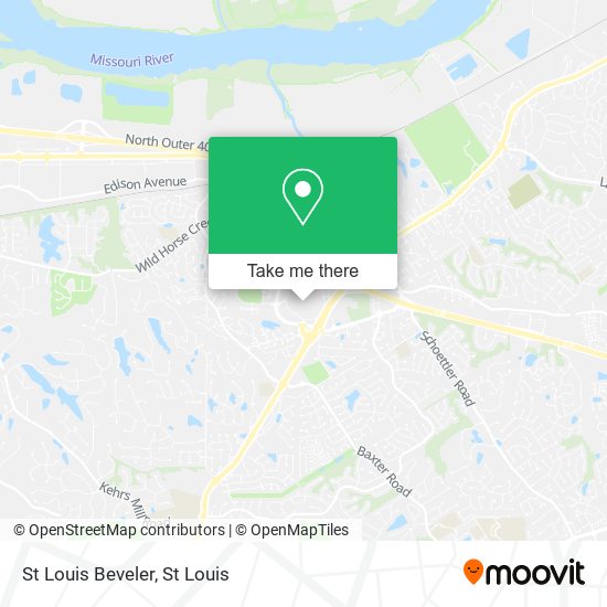 Mapa de St Louis Beveler