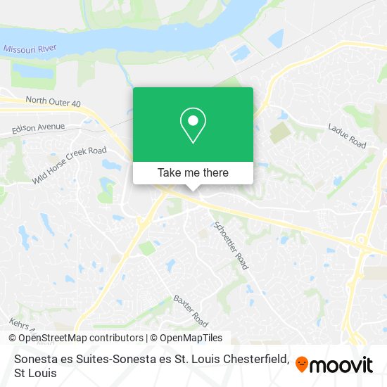 Sonesta es Suites-Sonesta es St. Louis Chesterfield map