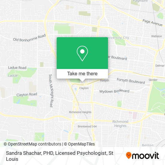 Sandra Shachar, PHD, Licensed Psychologist map