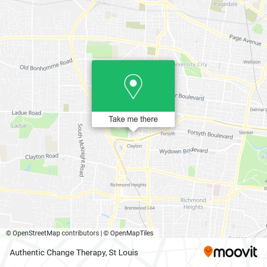 Authentic Change Therapy map