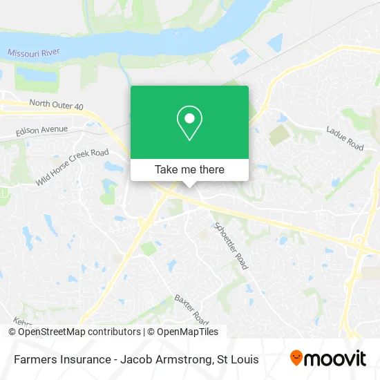 Farmers Insurance - Jacob Armstrong map