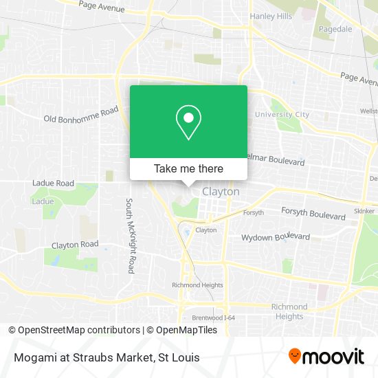 Mapa de Mogami at Straubs Market