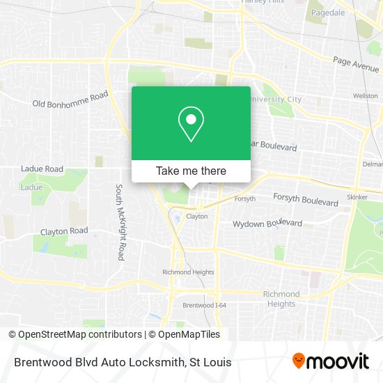 Brentwood Blvd Auto Locksmith map