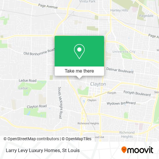 Larry Levy Luxury Homes map