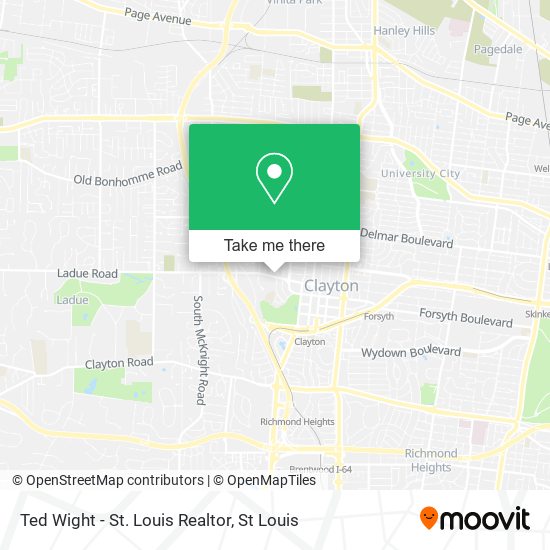 Mapa de Ted Wight - St. Louis Realtor