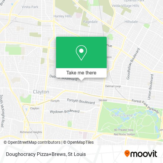 Doughocracy Pizza+Brews map