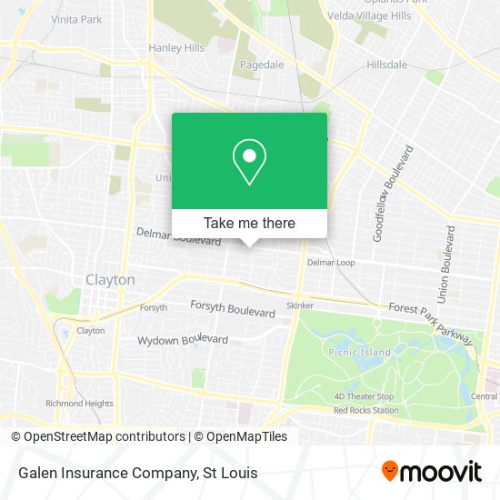 Mapa de Galen Insurance Company