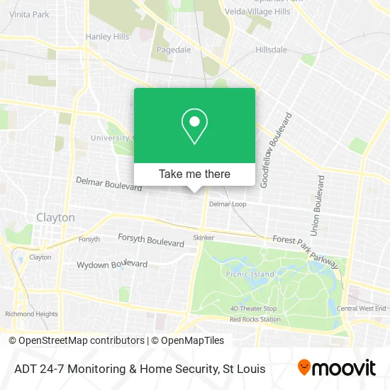 ADT 24-7 Monitoring & Home Security map