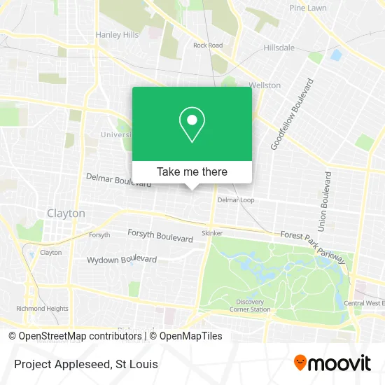 Project Appleseed map