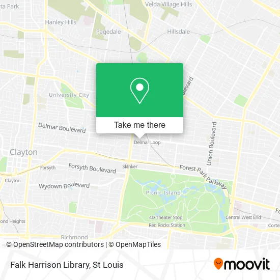 Falk Harrison Library map