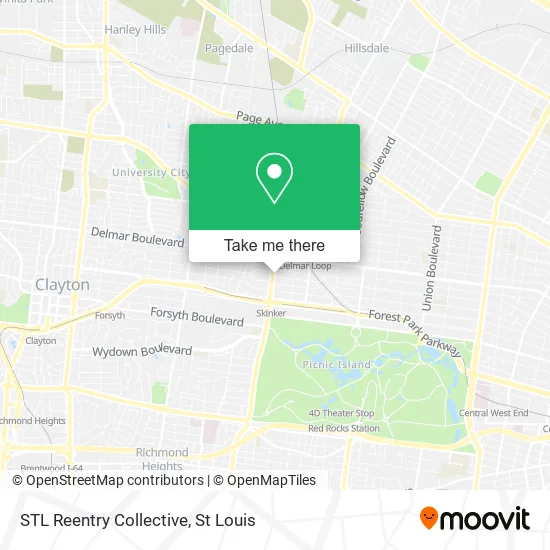 STL Reentry Collective map