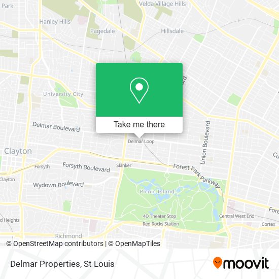Mapa de Delmar Properties