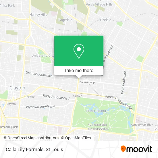 Mapa de Calla Lily Formals