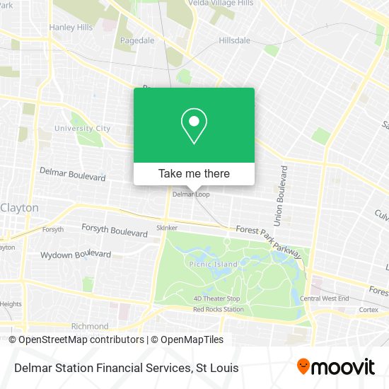 Delmar Station Financial Services map