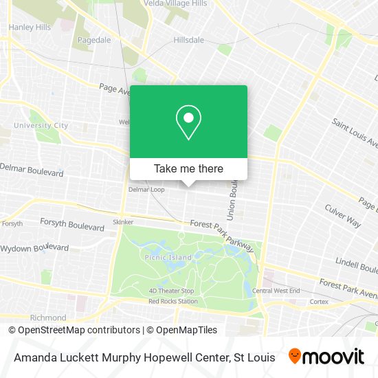 Amanda Luckett Murphy Hopewell Center map