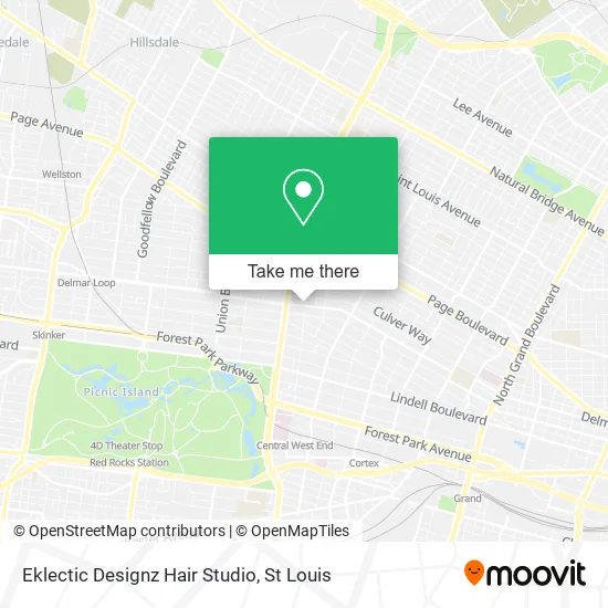 Mapa de Eklectic Designz Hair Studio