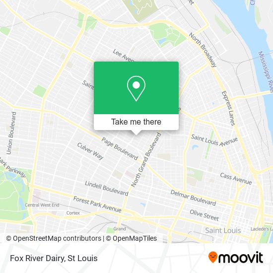 Fox River Dairy map