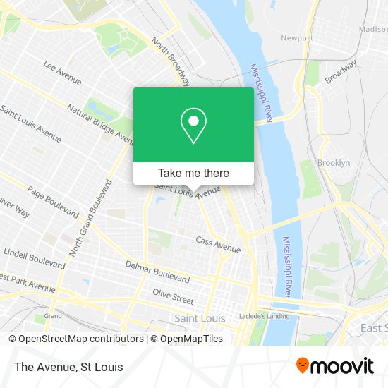 Mapa de The Avenue