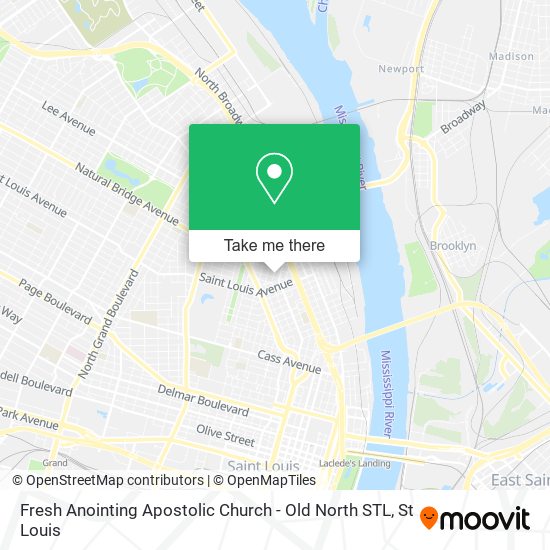 Fresh Anointing Apostolic Church - Old North STL map