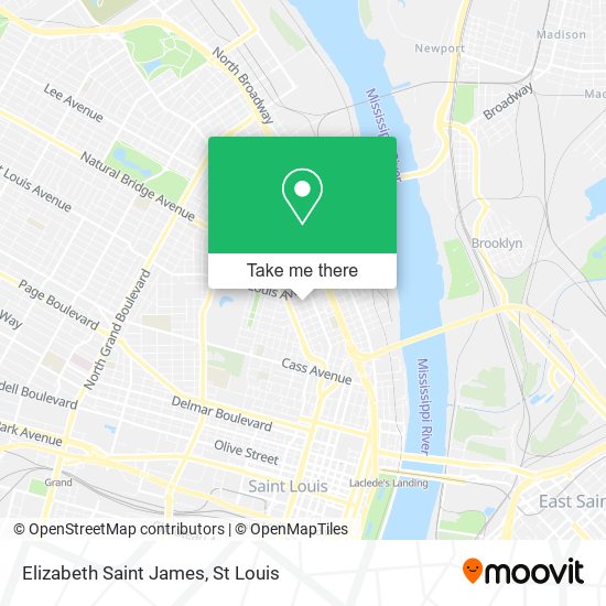 Mapa de Elizabeth Saint James