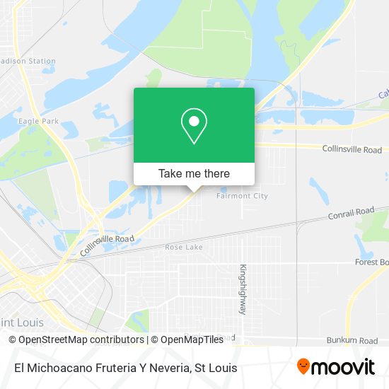 El Michoacano Fruteria Y Neveria map