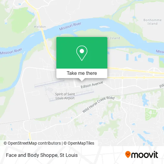 Face and Body Shoppe map