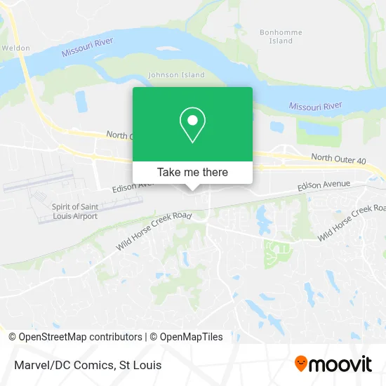 Marvel/DC Comics map