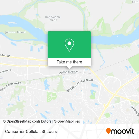 Consumer Cellular map