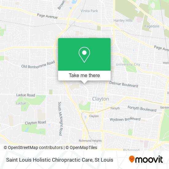 Mapa de Saint Louis Holistic Chiropractic Care