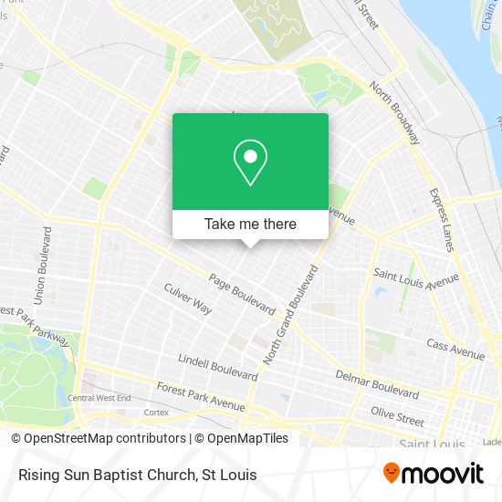 Rising Sun Baptist Church map