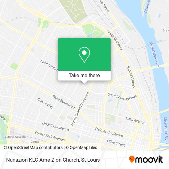 Mapa de Nunazion KLC Ame Zion Church