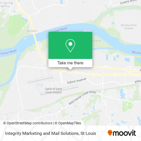 Integrity Marketing and Mail Solutions map