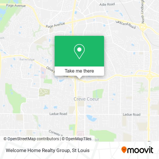 Mapa de Welcome Home Realty Group