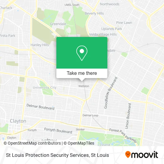 St Louis Protection Security Services map