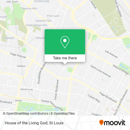 House of the Living God map