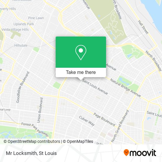 Mr Locksmith map