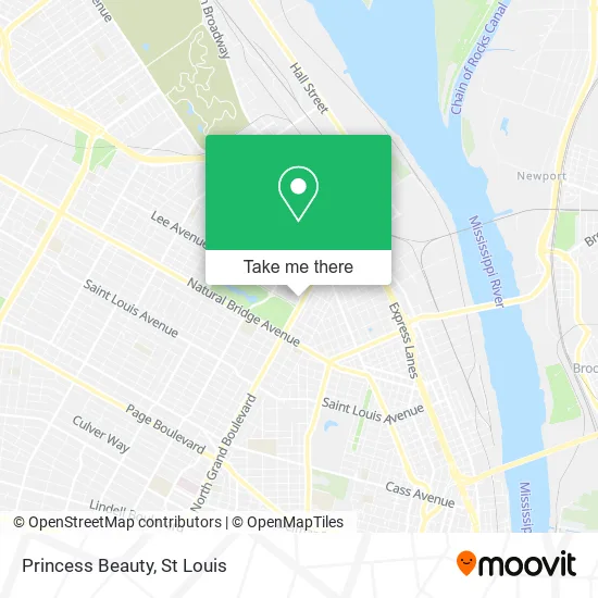 Princess Beauty map