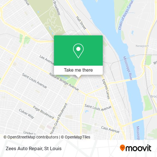 Zees Auto Repair map