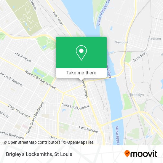 Brigley's Locksmiths map
