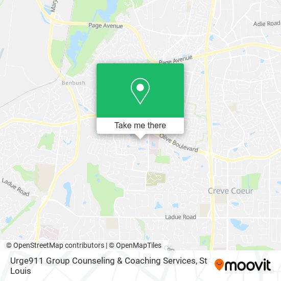 Mapa de Urge911 Group Counseling & Coaching Services