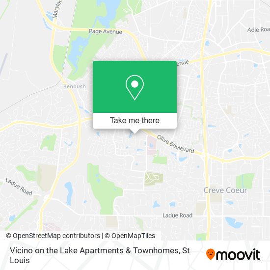 Mapa de Vicino on the Lake Apartments & Townhomes