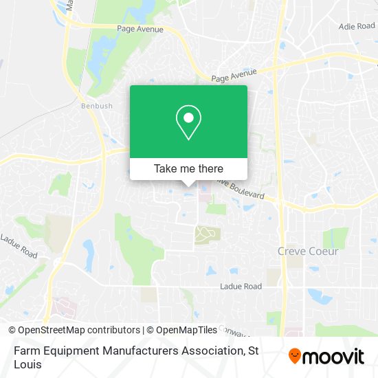 Farm Equipment Manufacturers Association map