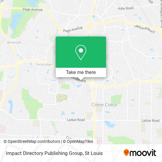 Mapa de Impact Directory Publishing Group