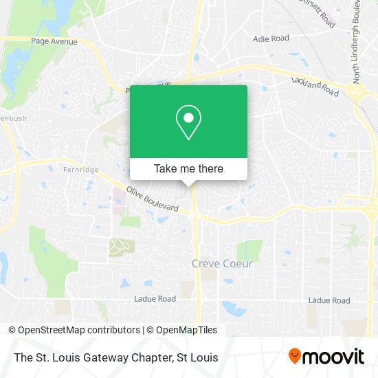 Mapa de The St. Louis Gateway Chapter