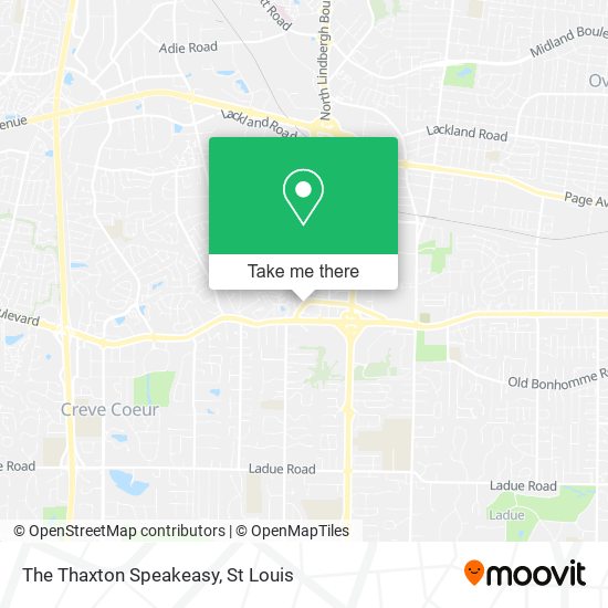 Mapa de The Thaxton Speakeasy