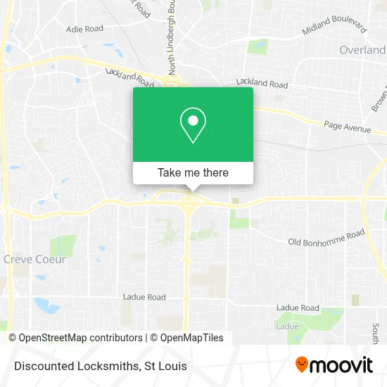 Discounted Locksmiths map