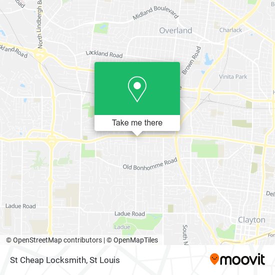 Mapa de St Cheap Locksmith