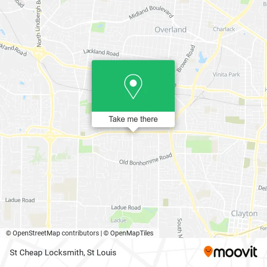 St Cheap Locksmith map