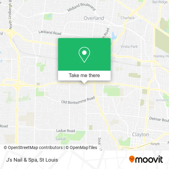 J's Nail & Spa map