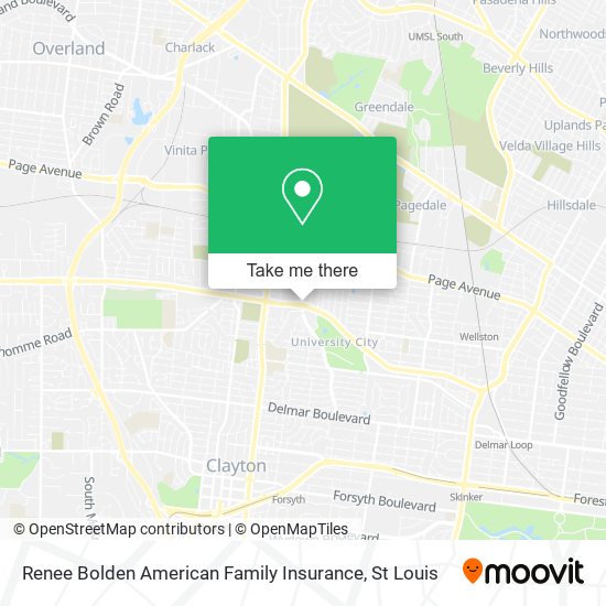 Renee Bolden American Family Insurance map